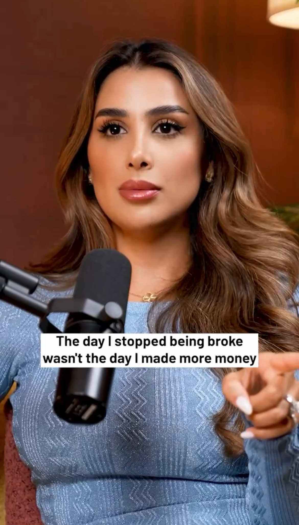 I didn't stop being broke because I made more money. I stopped being broke because I stopped thinking small. Because the moment I decided I could handle abundance, it started trusting me. #honiakader #pourtoii #fyp #viral #