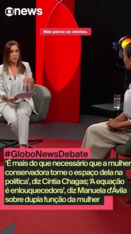 #globoplay #globonews #debate #mulheres #cintiachagas 