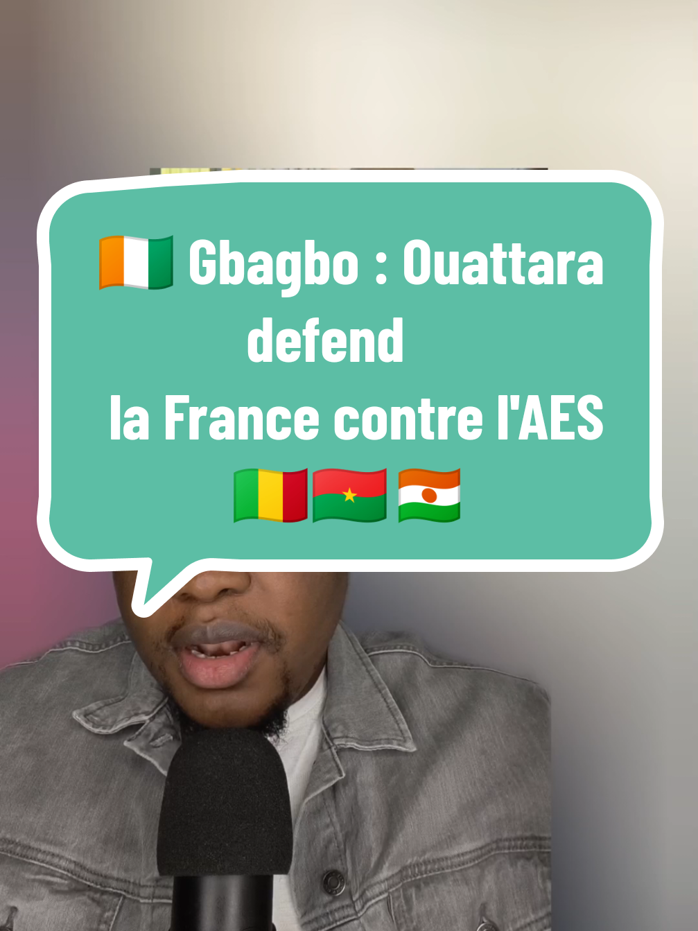 🇨🇮 Gbagbo : Ouattara defend      la France contre l'AES🇲🇱🇧🇫🇳🇪 #cotedivoiretiktok #cotedivoire🇨🇮225 #cotedivoiretiktok🇨🇮 #malitiktok #malitiktok🇲🇱 