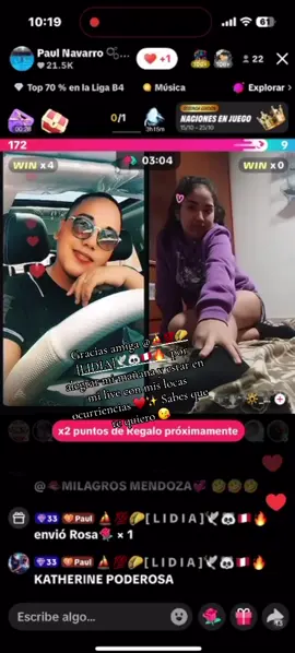 Fue la mañana más divertida de este mes y gracias a cada amistad que siempre me acompaña en mis live con mis locas ocurriencias 😅 un abrazo a cada uno de ustedes ♥️✨