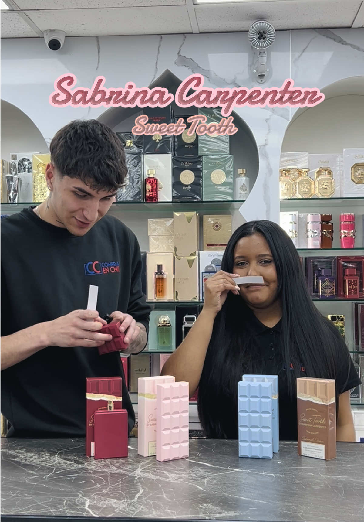 Cherry Baby de la colección Sweet Tooth🍫 de Sabrina Carpenter🌸#perfume #fyp #comprarenchile 