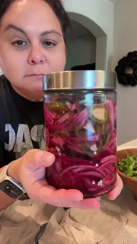 I finally got around to making pickled onions. #pickledonions 