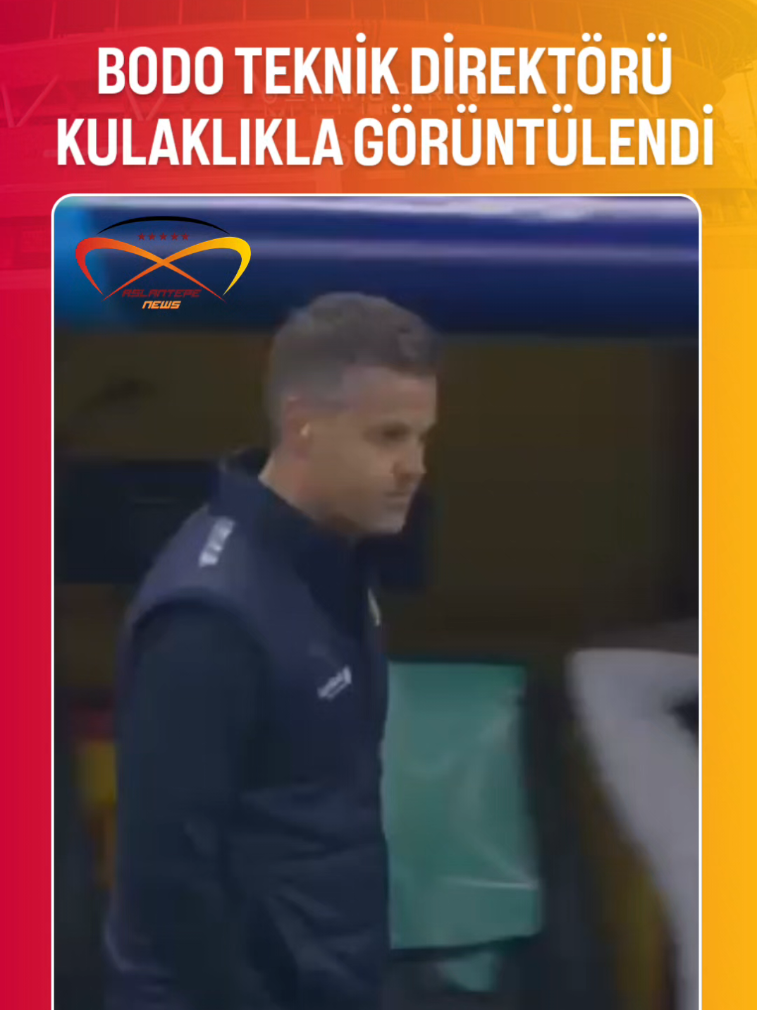 😳 *Böylesi görülmedi!*   Bodo Glimt Teknik Direktörü *Kjetil Knutsen*, RAMS Park'taki çılgın atmosferden o kadar etkilendi ki *maçın başından beri kulaklarını tıkayarak* saha kenarında duruyor!   🔥 Galatasaray taraftarının yarattığı baskı sadece oyuncuları değil, teknik direktörleri bile etkiliyor!   💬 Bu atmosferi sen nasıl değerlendiriyorsun?  Yorumlara yaz! 👇   Video: @trt1 #Galatasaray #BodoGlimt #UEFA #Cehennem #RamsPark 