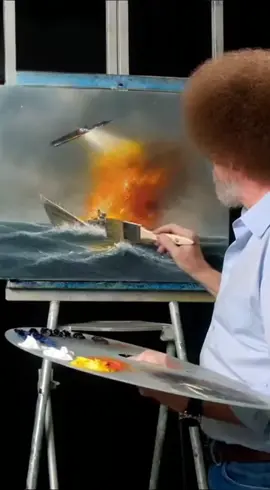 Hail to the Chief 🇺🇸 & Bob Ross🎨 #fyp #bobross #trump #america #ticktock 