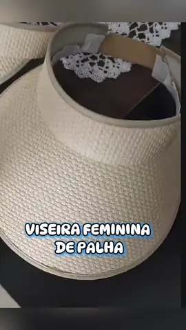 Para os Dias Mais Quentes e Ensolarados essa Viseira Feminina Palha ✨