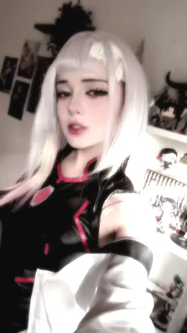 Cyberpeak🙏 sorry for my shaky hands #lucycyberpunk #cyberpunkedgerunners #cosplay #fyp #lucycyberpunkcosplay 