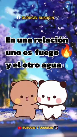 Su relación, ¿como es? 🔥💧🐼💕🐻...#fyp #siguemeparamasvideos #bubududu #comedia #parejas 