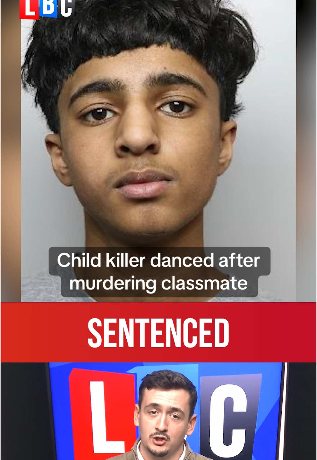 Mohammed Umar Khan has been sentenced to a minimum of 16 years in prison for stabbing Harvey Willgoose. #henryriley #crime #news #uk #politics #lbc 