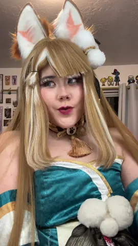 My makeup was kinda peak ngl.. #cosplay #GenshinImpact #hoyocreators #mshina #mshinacosplay 