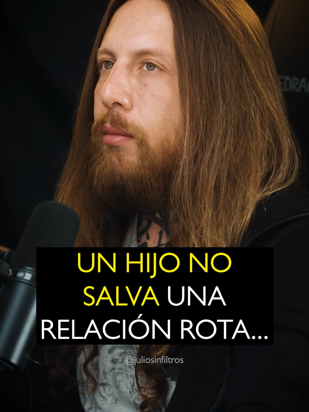 Un hijo no salva una relación rota… Escucha los episodios completos en el link de mi perfil!  #juliosinfiltros #podcast #relaciones #motivacion #pareja