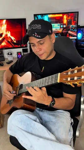 No puedo verte triste🎶#juliojaramillo #guitar #guitarra #music #requinto 