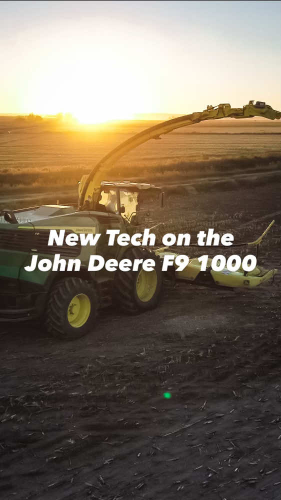 Here’s what’s new… • HarvestMotion- The BIGGEST upgrade. The machine can now deliver full engine torque at a lower RPM resulting in more fuel savings and a quieter cab.  • Ground Speed Automation- Think of it as the new cruise control for your forage harvester. Set your max speed, harvest set point, and reaction level, then let GSA automatically reduce ground speed in heavy crop and speed up in light crop to increase productivity. • G5 CommandCenter + Extended Monitor- If you’ve run a Deere chopper before, you know how big of a deal this is. Going from a small Gen 3 or 2630 to a bright, fast G5 feels like stepping into the future. Not to mention easier navigation and an option to see satellite maps. • ProTouch Harvest- With a single button press, you can activate a sequence that might include: lift/lower the header, send spout to a specific position, and then engage AutoTrac, ActiveFill 3.0, Ground Speed Automation, 4WD, lights, engine speed management, transport settings, and more! • Larger Cab + swivel seat- Better visibility. More comfort. Long days are getting easier. • ActiveFill 3.0- a smoother and smarter truck fill experience. Choose your preferred truck-fill pattern, then let the camera and spout do the work. • Integrated HarvestLab App- No more going through the ISOBUS to access your constituent readings. The app now gives you the ability to control your settings and even input an offset if needed. • Integrated StarFire 7500- 100% increase in satellite constellations used and 73% reduction in pull-in time • Liebherr V12 (24.2 L) – Over 1,000 HP of chopping power.  • This is just the start.    Drop your questions below! Footage brought to you by one of our skilled field technicians: @jessy_h25    #JohnDeere #F9 #Chopper #Choppingseason #corn     