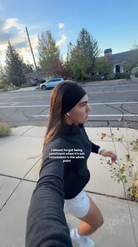 Anyone can show up when motivation’s high and life feels easy. But the real growth happens on the days when… - You’re tired but still move your body - You crave comfort food but choose balance - You don’t feel like it but keep your promises anyway That’s how results are built! Through small, imperfect follow-through. ✨ Try this week: 1. Pick one small habit to stay consistent with (even when it’s inconvenient). 2. Track it daily — check it off to build momentum. 3. Reflect Sunday night on how showing up felt, not just how it looked. Because the whole point isn’t perfection, it’s proving to yourself that you can stay committed even when it’s hard💗 #progressoverperfection #motivation #discipline #gym #HealingJourney  