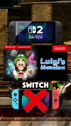 Every Luigi’s Mansion Game is on Switch 2!! #mario #nintendo #nintendoswitch2 #supermario #nintendoswitch 