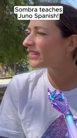 Sombra teaches Juno Spanish! #overwatch #Valorant #voiceactor #juno #sombra