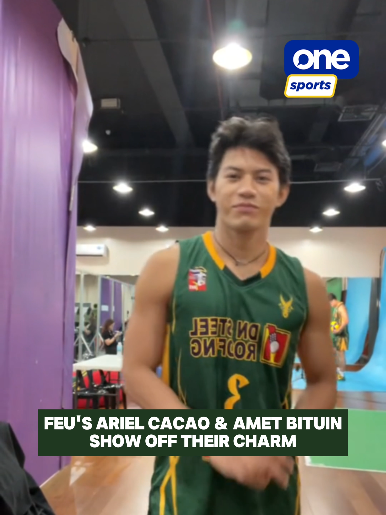 ITO BA ‘YUNG MGA YOUNG STUNNA? 😎🔰 FEU’s Ariel Cacao and Amet Bituin channeled their inner cool guys with roaring confidence as they joined the ‘Sugar on My Tongue’ trend ahead of the Tamaraws' campaign in the 2025 Spikers' Turf Invitational Conference! | via Bettina Dabu/One Sports #SpikersTurf #OSTimeout