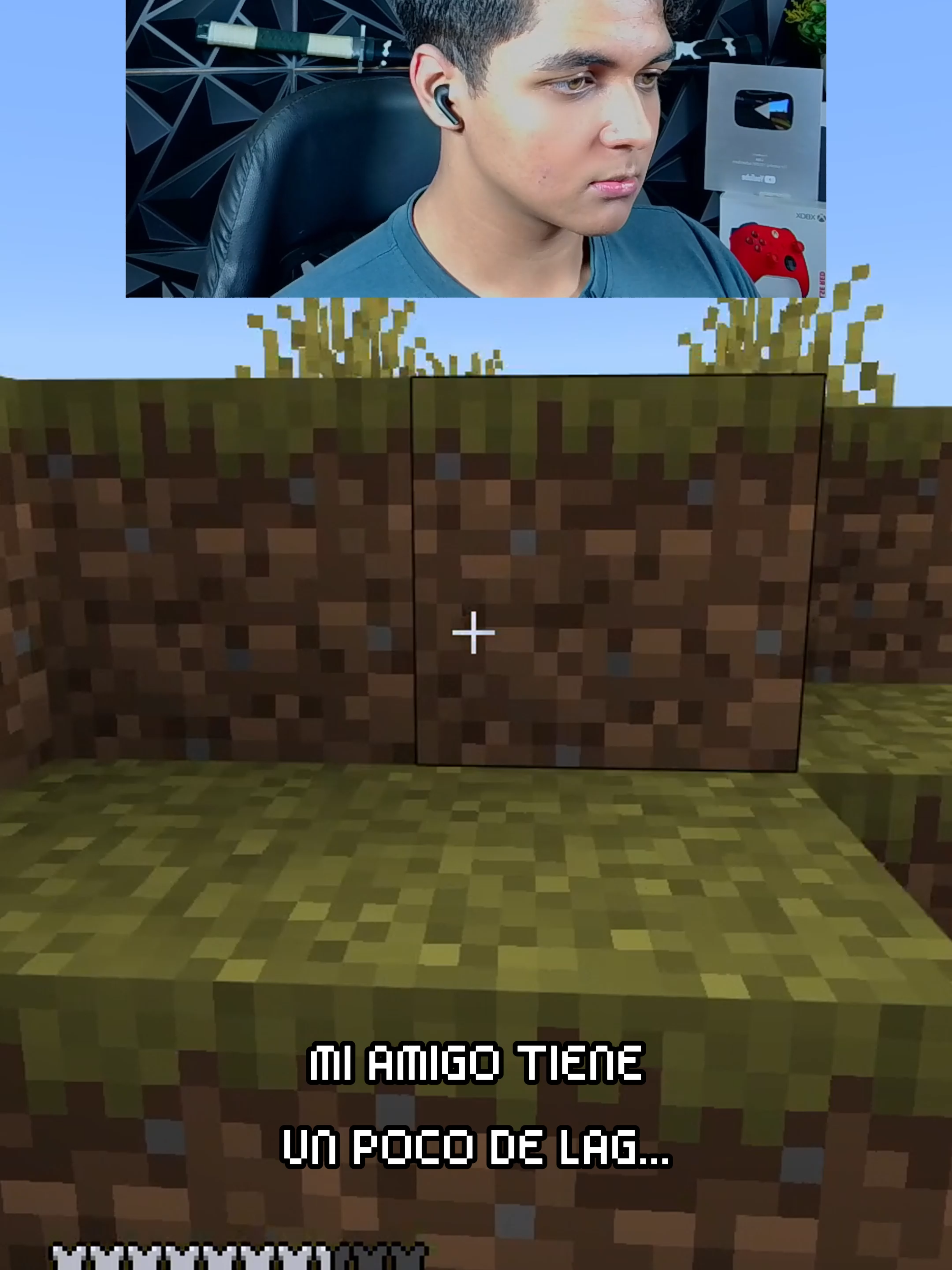 CREO QUE TIENE UN POQUITO DE LAG... #Minecraft #Minecrafters #Minecraftmemes #minecrafthumor #humor