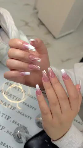 Gel design 🤍✨.                                     @Salon awatif beauté                              #chebghazel #daykdayk #agadirتيك_توك #explore #nailsart 