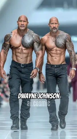 Famous Actors Walk the Runway Through Time ⏳🔥 (Then and Now Edition) #dwaynejohnson #leonardodicaprio #pixverse #pixverseai #thenandnow 