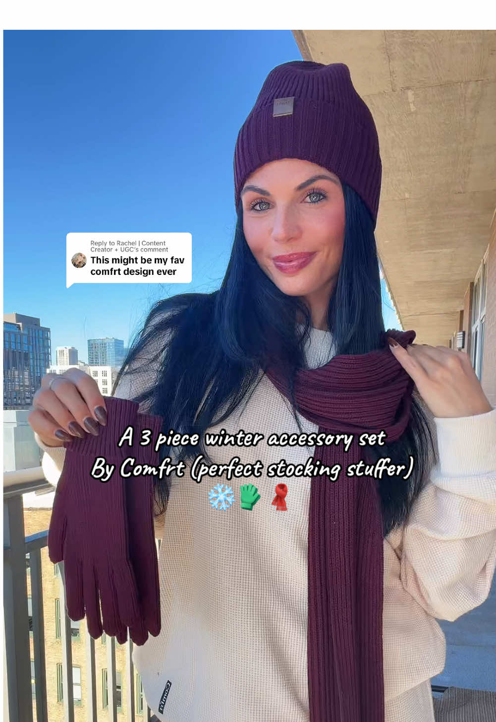 Replying to @Rachel | Content Creator + UGC the perfect 3 piece set @Comfrt ❤️