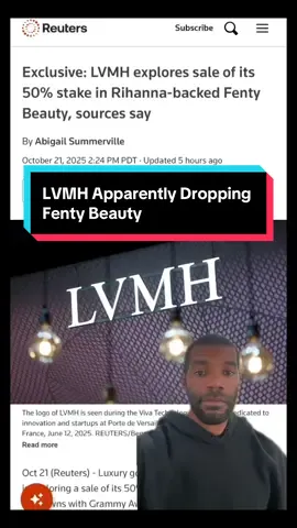 Presented without comment #fentybeauty #lvmh #beauty 