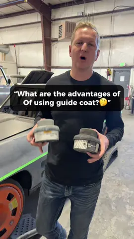 “What are the advantages of using guide coat?🤔” ft. @bryce_w_green you can pick up the Indasa black guide coat from our store front highly recommend it! Comment “BKB” and we will send you a discount code for our blocks, it also supports our channel.  Head over to www.bkblocks.com to get your own @big_kid_blocks ordered today and take your projects to the NEXT LEVEL  #bigkidblocks #sanding #sandingblocks #customtools #customcar 