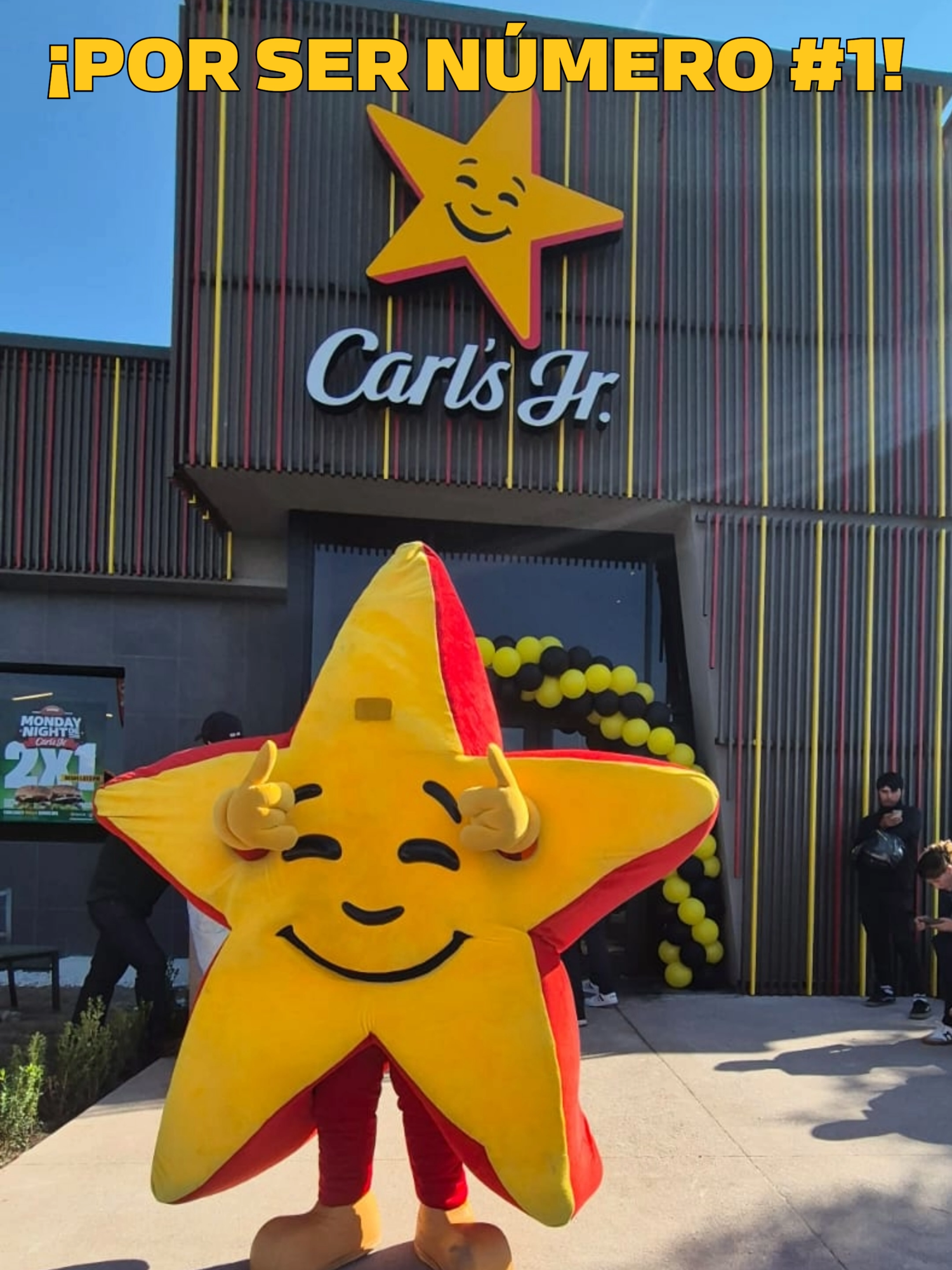 Gracias por ser parte de este gran momento, para nosotros es grandioso tenerlos presentes. Así se vivió esta experiencia en Sucursal Chedraui Sur. YA ESTAMOS ABIERTOS, GRACIAS POR SER ESTRELLA 🥳​🥳​🤩  #carlsjr #comida #aguascalientes #mexico #promociones #baile #trend #paratiiiiiiiiiiiiiiiiiiiiiiiiiiiiiii #viral #viraltiktok #combo
