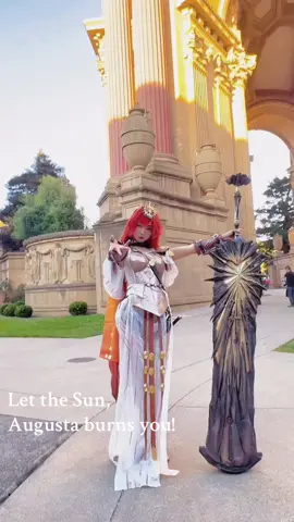 The sun burns!  #cosplay #wuwa #wutheringwaves #augusta #wuwacosplay 