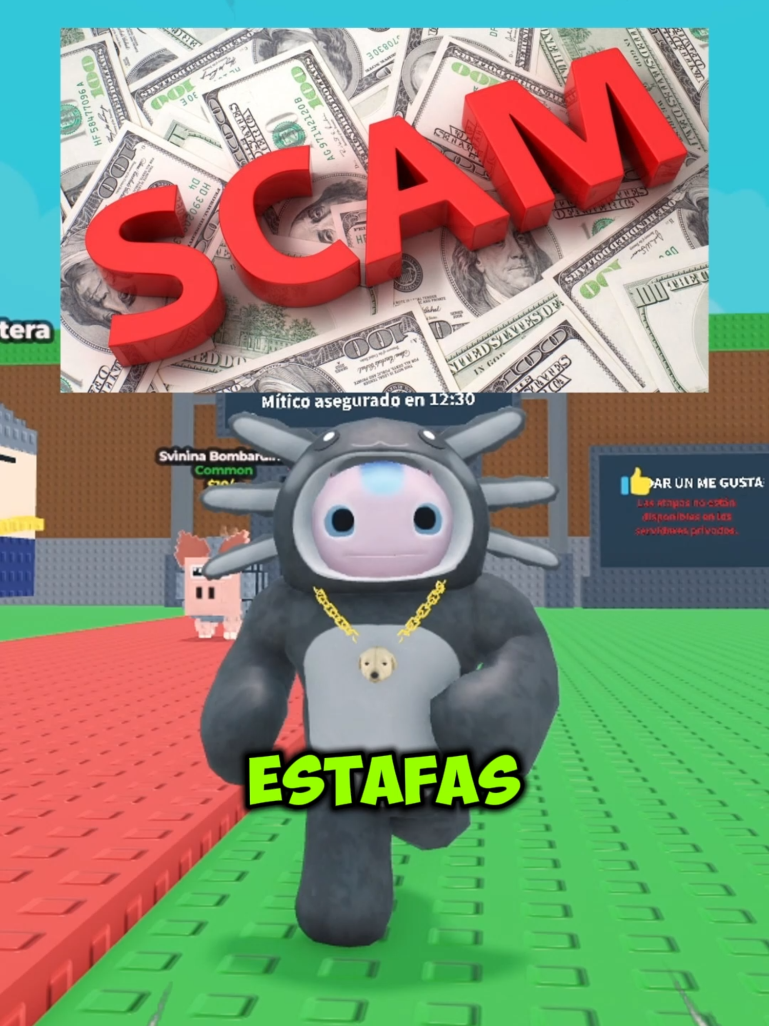 BANEARON LAS ESTAFAS DE STEAL AND BRAINROT😱#robloxfyp #robaunbrainrot #AJOuwu
