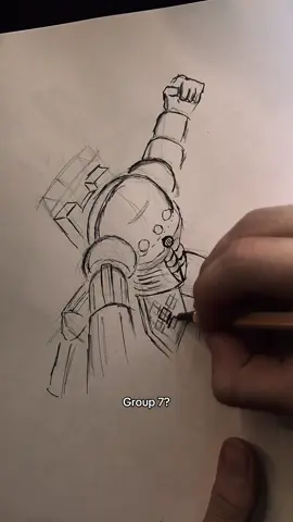 The video is 7 seconds long by the way 7️⃣7️⃣7️⃣ #group7 #spaceking #drawing #art #sketch 