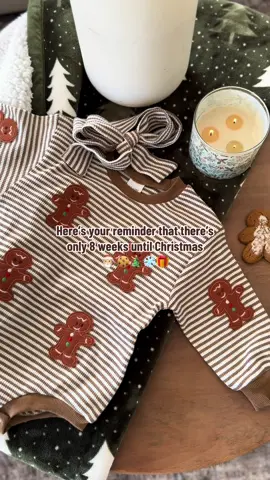The cutest gingerbread onesie 😍 #christmas #toddlers #christmasfashion 
