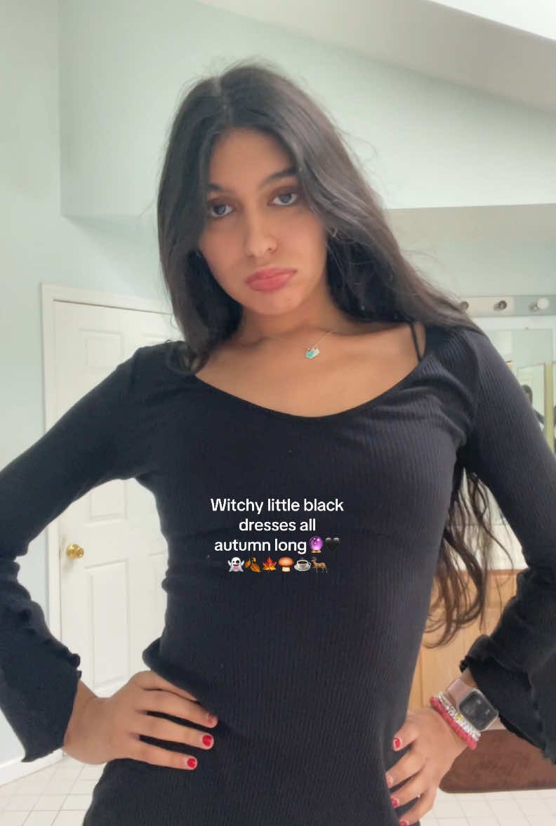 Lbd + tights = best autumn outfit🫀 #fyp #OOTD #fashion #lbd #autumnfashion 