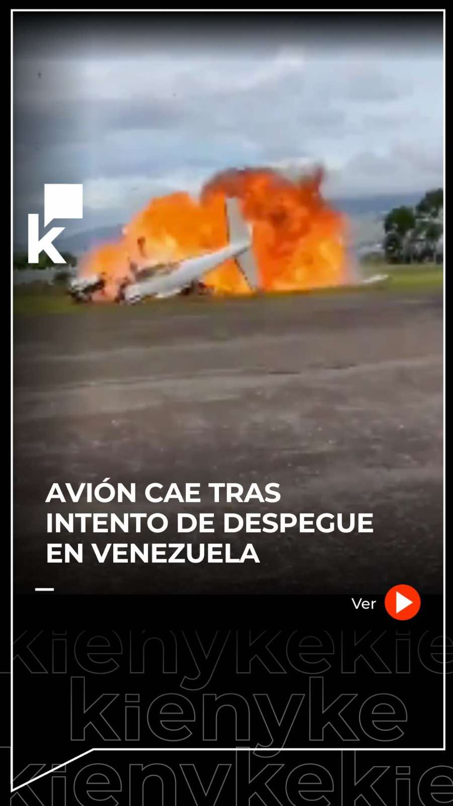 Una aeronave se estrelló este miércoles mientras intentaba despegar del aeropuerto de Paramillo, en San Cristóbal, Táchira. Autoridades venezolanas acudieron al lugar para atender la emergencia y determinar las causas del accidente. #fyp #paratii #mundo #avioneta