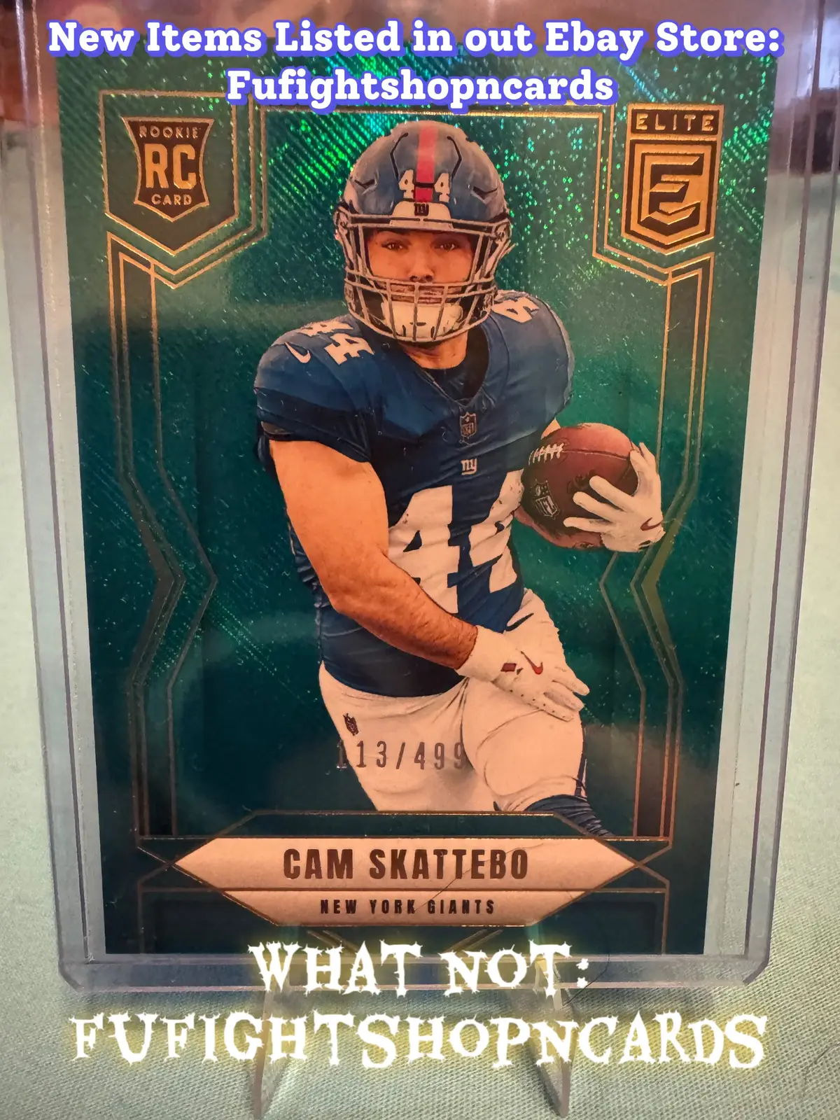 Newly listed to Ebay! Join our WhatNot Page and Receive 10% off your 1st Live or Auction! Fight Gear and Pokemon coming soon to the stores! #sportscards #cardbreaks #fighting #footballcards #mma @Fire Breaks @BigWillBreaks @Ben_RoMax @Beast2832 @Phils Breaks @PumpTheBreaks @breaksntakes @DDTM Card Shop @collectingdustcardshop @208 sports cards @Phillycardrips 