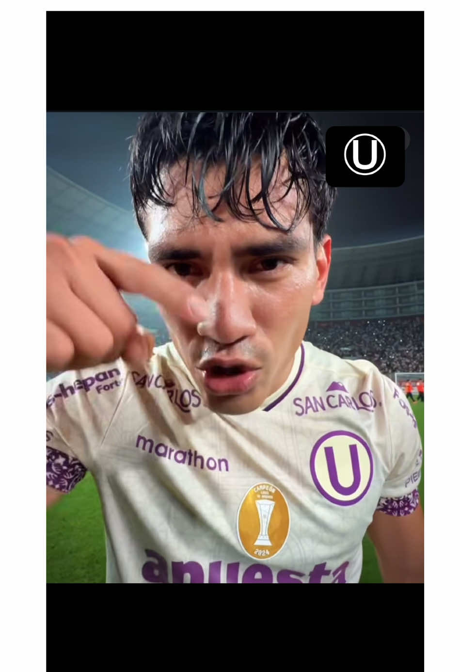 Cada vez más Cerca del “Tri “ Gracias por dejarlo todo en la cancha @Universitario  #universitariodedeportes💛 #tricampeon❤️💛 #garracrema #trincheraunorte #ydaleutodalavida 