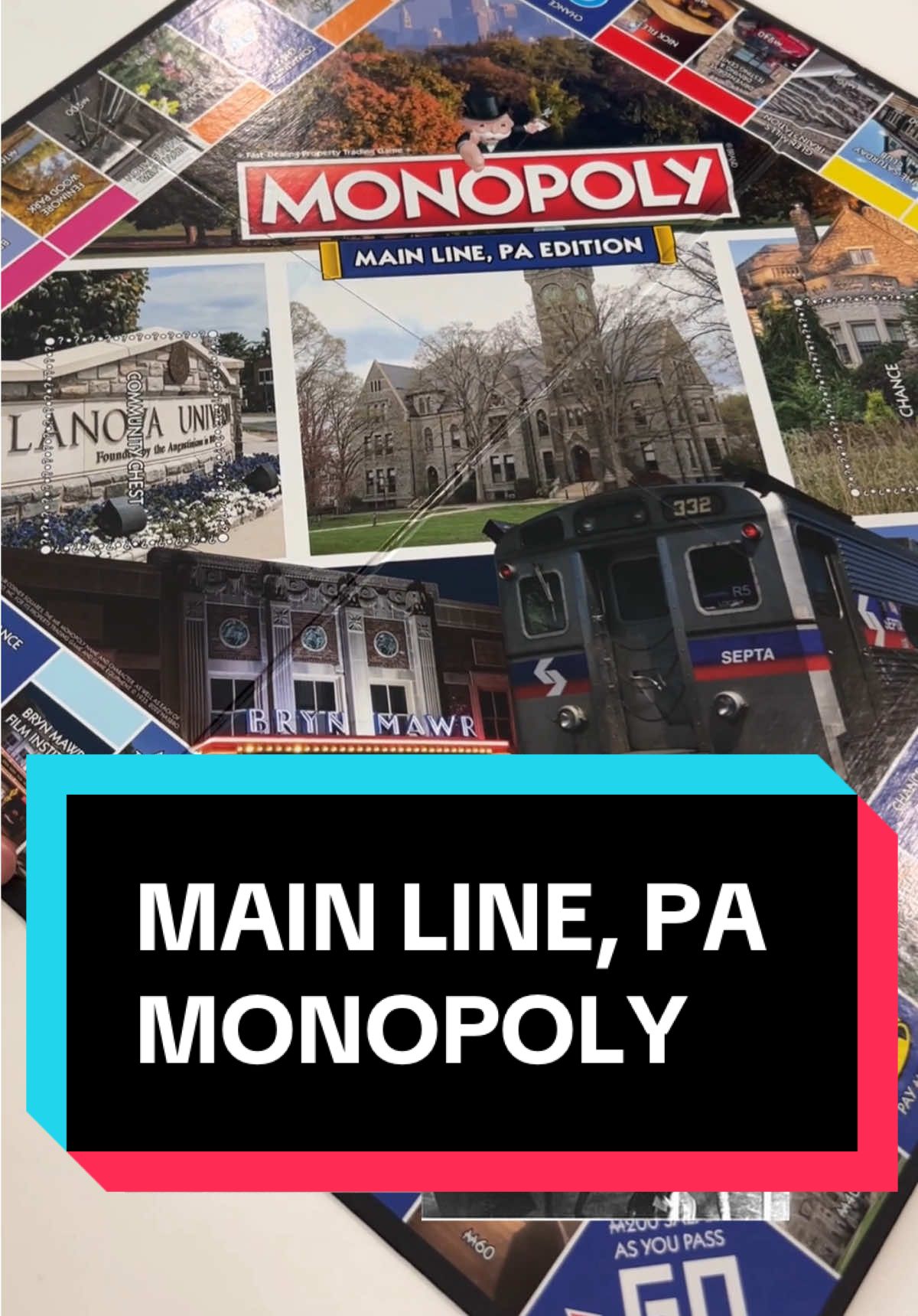 Main Line, PA Monopoly #pa #philly #mainline 