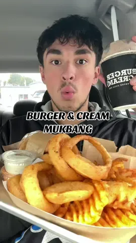 HUGE pastrami burger from burger & cream! everything tasted absolutely amazing! if you’re in the auburn, california area definitely hit them up! tell them i sent you!! hope everyone is having a blessed and fun week!  #burger #mukbang #burgerandcream #foodtiktok #eating #mukbangeatingshow #Foodie #food 