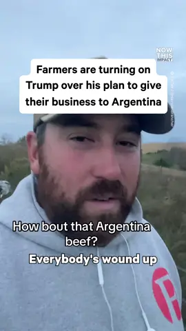 Cattle farmers are speaking out against Trump’s plan to artificially lower beef prices by importing beef from Argentina. Guess who they overwhelmingly voted for?