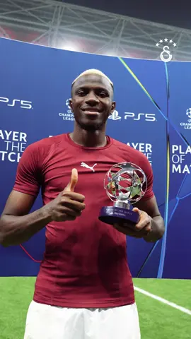 Man of the match: 𝐕𝐢𝐜𝐭𝐨𝐫 𝐎𝐬𝐢𝐦𝐡𝐞𝐧! 🤩 #GSvBG #UCL 