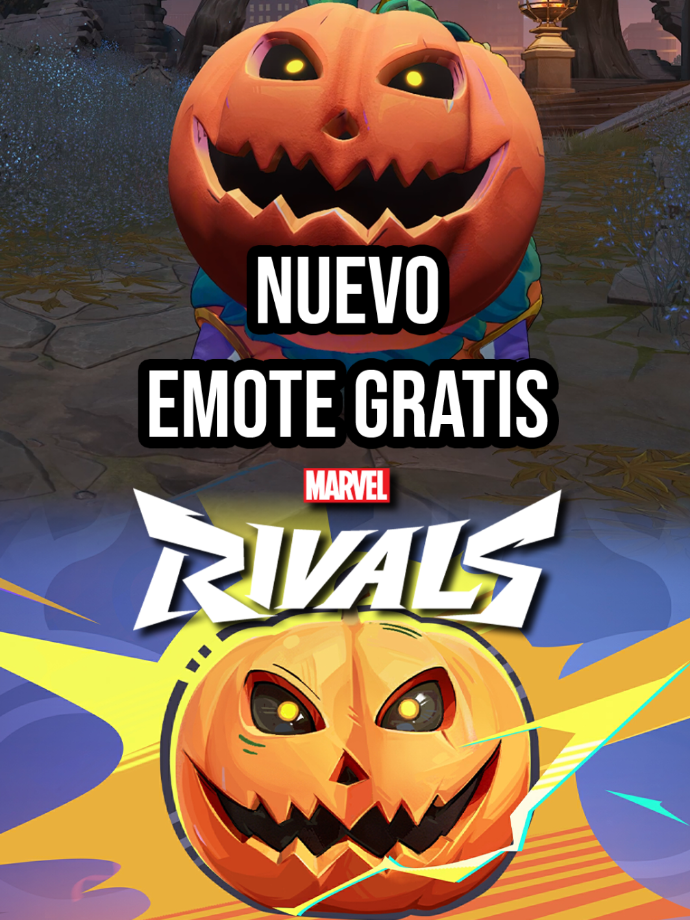 Nuevo emote completamente gratis 😎🎃 #marvelrivals #Halloween #newemote #gratis #gaming 