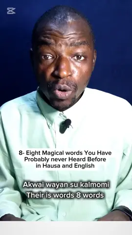Koyan turanci tare da Hausa  #learning #language #Hausa #hausatiktok 