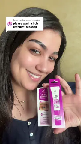 Replying to @chaymae Max hold Brow glue de Golden Rose   NON DTICKY  Waterproof  Riche en BIOTIN &  PROVITAMIN B5 #browglue #eyebrow #with_huda #goldenrose #zinabel 