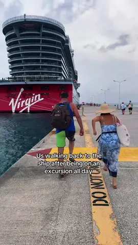 Always barely make it back 🤣  #couple #couplecomedy #couples #couplescomedy #cruise 