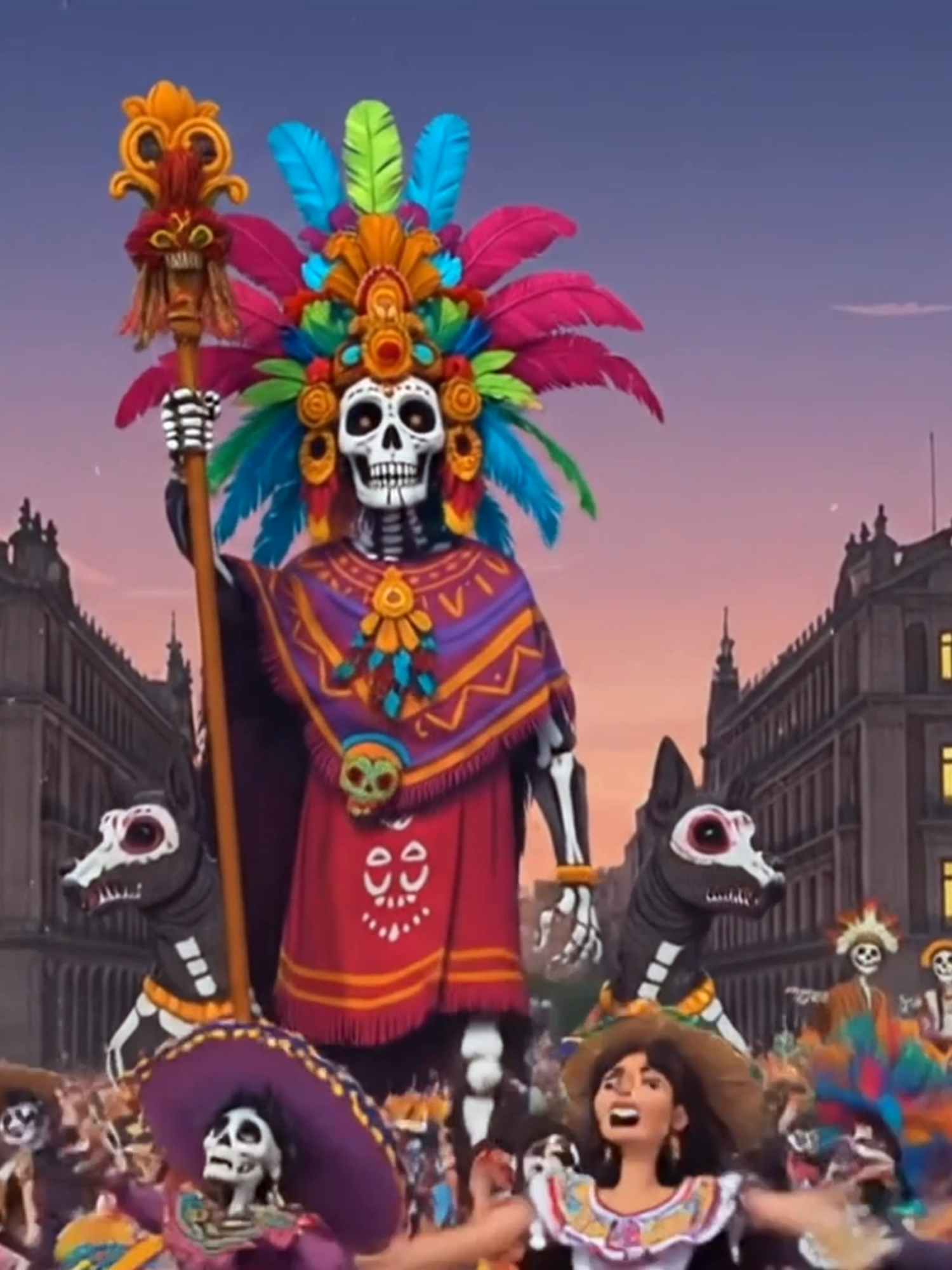 La Ciudad de México vuelve a llenarse de vida, color y memoria para celebrar el Día de Muertos 2025. Del 25 de octubre al 2 de noviembre, las calles, plazas y espacios culturales se transforman en escenarios donde la tradición se encuentra con el arte: la Ofrenda Monumental del Zócalo, el Gran Desfile, la ópera “Cuauhtemoctzín” y cientos de actividades que honran nuestras raíces y celebran el amor que trasciende el tiempo. Son más de 400 actividades que reúnen a artistas, artesanas, artesanos y miles de visitantes en una gran fiesta que da vida a nuestros recuerdos. Consulta la #CarteleraCultural y vive el Día de Muertos en la #CapitalDeLaTransformación. 💀✨ @gobmx