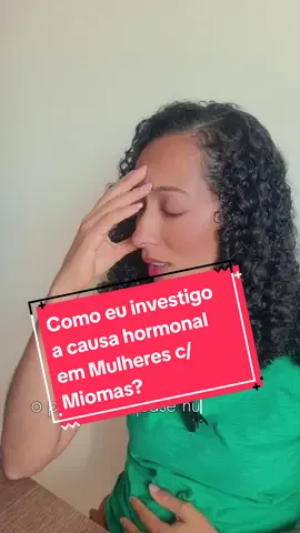 Cada mulher é um universo hormonal diferente. E antes de pensar em cardápio, eu quero entender o que o corpo dela tenta dizer há anos. Mioma, endometriose, cansaço constante… tudo isso são mensagens que merecem ser ouvidas com atenção. 🌿 💬 Me chama no direct com a palavra INVESTIGAÇÃO pra descobrir o que o seu corpo quer te contar. #miomas #equilibrioshormonal #predominanciaestrogenica #Adenomiose #cistos #nódulos 