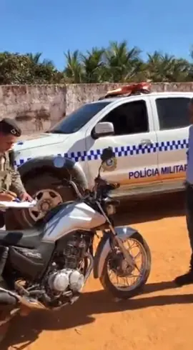 Polícia prende moto de vereador  #babytiktok #sora #iababy #videoviral #sora 