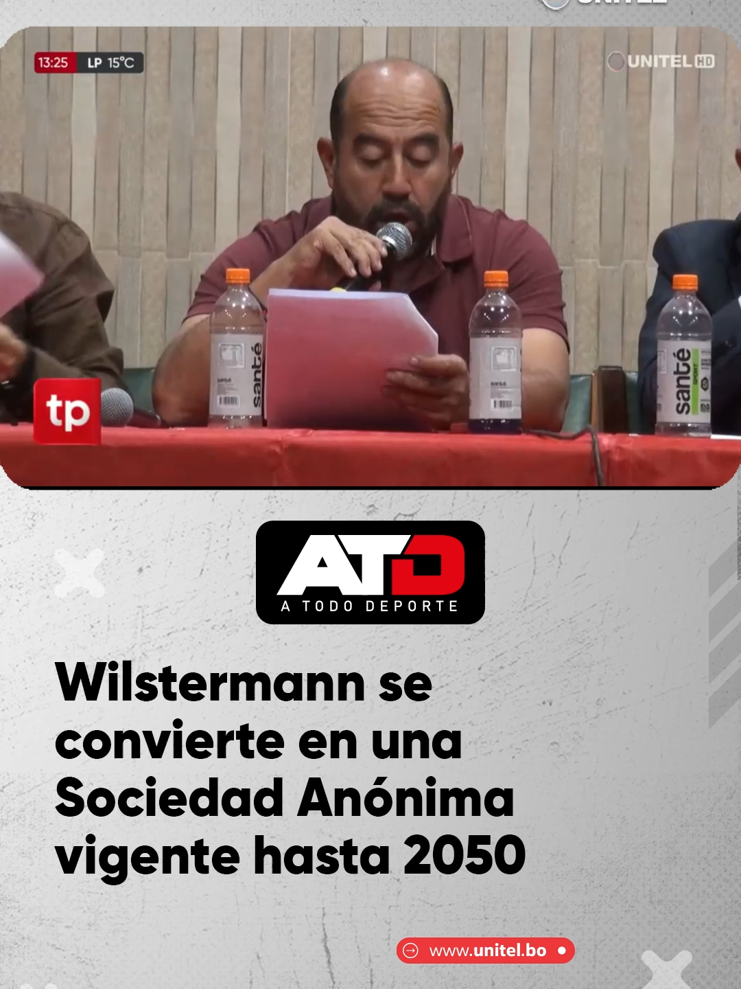 El club Wilstermann tuvo una jornada trascendental. En la asamblea extraordinaria realizada en el coliseo Alemán Santa María, los socios aprobaron la creación de una sociedad anónima que asumirá la administración de la institución aviadora. #Unitel #ATodoDeporte #Wilstermann