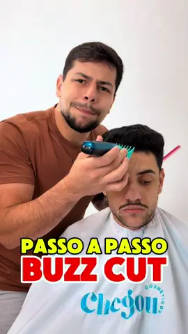 PASSO A PASSO do BUZZ CUT, será que o cliente GOSTOU?🤔💈✂️ • • • • Quer aprender a ser um BARBEIRO PROFISSIONAL do ABSOLUTO ZERO? Acesse o LINK DA BIO!🟢👆 #barber #barbearia #hairtutorial #barbeiroiniciante #buzzcut 