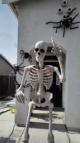 love the Skelly my daughter got me #funvibes #fypシ #october #skeleton 