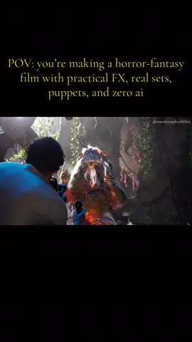 Follow @travelerandtrollfilm on instagram for updates and more! #fantasy #puppet #filmmaking #horror #sfxmakeup 